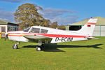 D-ECIM @ X5FB - A new airfield resident. Piper PA-28-140 Cherokee E, Fishburn Airfield UK, October 25th 2014. - by Malcolm Clarke