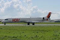 F-HMLI @ LFRB - Bombardier CRJ-1000, Taxiing to holding point rwy 25L, Brest-Bretagne airport (LFRB-BES) - by Yves-Q