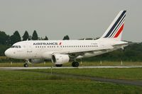F-GUGA @ LFRB - Airbus A318-111, Take off rwy 25L, Brest-Bretagne Airport (LFRB-BES) - by Yves-Q