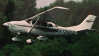 N72668 - N72668 in route to Oshkosh over Whitewater Lake, Wisconsin. - by Mark McKibben