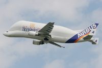 F-GSTD @ LFBO - Airbus A300-605ST Beluga, Take off rwy 32L, Toulouse Blagnac Airport (LFBO-TLS) - by Yves-Q