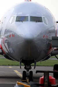 G-CELP @ EGPH - Close-up nose shot taken in the cargo area at Edinburgh EGPH - by Clive Pattle