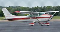 N1007T @ KDAN - 1973 Cessna 182P in Danville Va. - by Richard T Davis