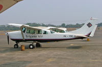 PK-YRC @ WIIH - Cessna TU.206D Turbo Super Skywagon [U206-1269] (Trigana Air) Jakarta-Halim Perdanakusuma Int~PK 25/10/2006 - by Ray Barber
