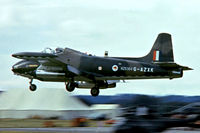 G-AZXK @ EGLF - BAC Strikemaster Mk.88 [EEP/JP/3236] Farnborough~G 10/09/1972. Joined the New Zealand Air Force after the Farnborough Air Show. Taken from a slide. - by Ray Barber