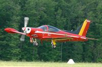 ST-27 @ LFFQ - SIAI-Marchetti SF-260MB, Belgian Air Force Aerobatic Team, La Ferté-Alais Airfield (LFFQ) Air Show 2012 - by Yves-Q