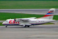 OK-VFI @ LOWW - Aerospatiale ATR-42-312 [173] (CSA Czech Airlines) Vienna-Schwechat~OE 17/04/2005 - by Ray Barber