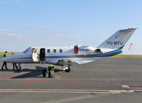 YU-MTU @ LFBH - Parked near the Control Tower... - by Shunn311