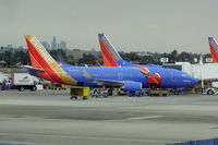 N647SW @ KLAX - The Triple Crown bird with a golden tail - by Micha Lueck