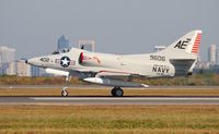 N2262Z @ NIP - A-4 Skyhawk at Jacksonville NAS Airshow 2014 - by Florida Metal