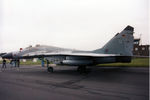 29 01 @ EGQL - MiG-29A, callsign German Air Force 2905, of JG-73 on display at the 2002 RAF Leuchars Airshow. - by Peter Nicholson