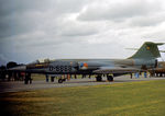 D-6668 @ EGWZ - F-104G Starfighter of 312 Squadron Royal Netherlands Air Force on display at the 1975 RAF Alconbury Airshow. - by Peter Nicholson