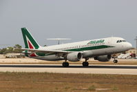 EI-DTK @ LMML - A320 EI-DTK Alitalia - by Raymond Zammit