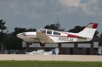 N303JA @ KOSH - Beech A55 - by Mark Pasqualino