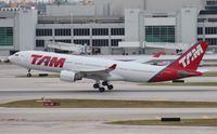 PT-MVV @ MIA - TAM A330-200 - by Florida Metal