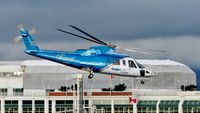 C-GHJW @ CBC7 - Helijet just departed Vancouver Harbour Heliport. - by M.L. Jacobs
