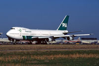 AP-BCO @ EHAM - Classic 747 taking off from Schiphols RWY 24 in the second halve of the '90's - by Marc Heesters