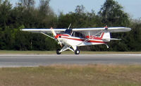 N4071E @ KGIF - Supercub just after rebuild - by David Ackley