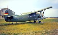 D-FWJH @ EDAZ - Antonov An-2T [1G142-33] Schonhagen~D 16/06/1992 - by Ray Barber