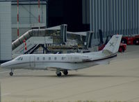 LX-INS @ EDDL - Luxaviation (untitled), is here rolling into the turbine test hangar at Düsseldorf Int'l(EDDL) - by A. Gendorf