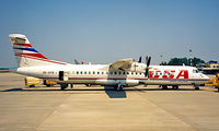 OK-XFB @ LDZA - Aerospatiale AR-72-201 [297] (CSA Czech Airlines) Zagreb~9A 18/06/1996 - by Ray Barber