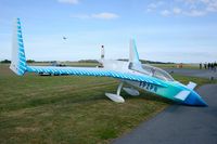 F-PZPN @ LFRU - Rutan Long-EZ, Static display, Morlaix-Ploujean airport (LFRU-MXN) air show in september 2014 - by Yves-Q