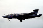 XX889 @ EGQS - Buccaneer S.2B of 12 Squadron on final approach to RAF Lossiemouth in the Summer of 1982. - by Peter Nicholson