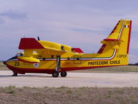 I-DPCF @ LMML - Canadair CL-415 I-DPCF/23 of Italian Civil Protection. - by Raymond Zammit
