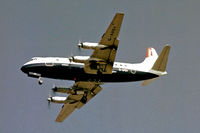 G-APEY @ EGLL - Vickers Viscount 806 [382] (British Airways) Home~G 16/04/1978. On approach 28R. From a slide. - by Ray Barber