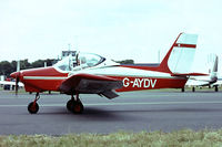 G-AYDV @ EGTC - Coates SA.II Swalesong [PFA 1353] Cranfield~G 03/07/1982. From a slide. - by Ray Barber