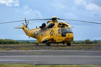 ZH545 @ EGFH - Visiting Sea King search and rescue helicopter operated by 22 Squadron RAF. - by Roger Winser
