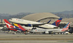 N193DN @ KLAX - Departing LAX on 25R - by Todd Royer