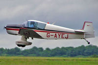 G-AYEJ @ EGBP - SAN Jodel DR.1050 Ambassadeur [253] Kemble~G 02/07/2005 - by Ray Barber