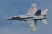J-5018 @ LSMP - F-18C Hornet of the Swiss Air Force display at Payerne Air Base, AIR14. - by Henk van Capelle