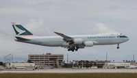 B-LJG @ MIA - Cathay Cargo 747-800F - by Florida Metal