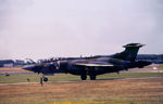 XN983 @ EGQS - Buccaneer S.2B of 12 Squadron as seen at RAF Lossiemouth in the Summer of 1982. - by Peter Nicholson