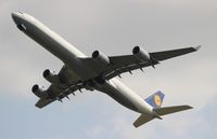 D-AIHC @ DTW - Lufthansa A340-600 - by Florida Metal