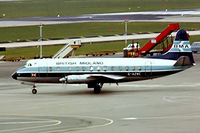 G-AZNC @ EGKK - Vickers 813 Viscount [352] (British Midland Airways) Gatwick~G 05/04/1977. From a slide. - by Ray Barber