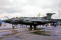 XV154 @ EGUN - Blackburn Buccaneer S.2A [B3-20-65] (Royal Air Force) RAF Mildenhall~G 23/05/1981 - by Ray Barber