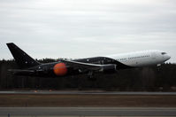 G-POWD @ ESSA - Departing runway 08 as VKG1801 to Teneriffe. - by Anders Nilsson