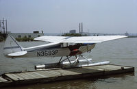 N3593P @ 2N7 - Piper Super Cub N3593P at Little Ferry Seaplane Base, August 1972. - by Mike Boland