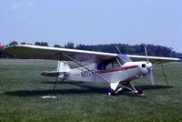 N105T @ 06N - Piper PA-18 N105T, taken at Randall Airport about 1973 - by Mike Boland