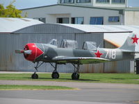 ZK-YAC @ NZTG - outside museum hangar - by magnaman