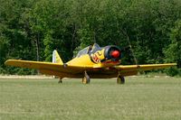 F-AZBQ @ LFFQ - North American T-6G Texan, La Ferté-Alais Airfield (LFFQ) Air show 2012 - by Yves-Q