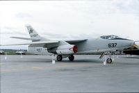 147667 @ CYMJ - Photo shows KA-3B 147667 at the Saskatchewan Airshow in June 1983 at Canadian Forces Base Moose Jaw, Saskatchewan, Canada. - by Alf Adams