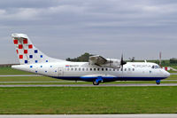 9A-CTT @ LOWW - Aerospatiale ATR-42-310 [317] (Croatia Airlines) Vienna-Schwechat~OE 13/09/2007 - by Ray Barber