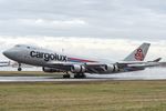 LX-UCV @ LOWW - Cargolux Boeing 747-400 - by Dietmar Schreiber - VAP
