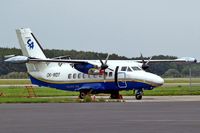 OK-WDT @ LKMT - Let L-410 UVPE Turbolet [912615] (Silver Air) Ostrava-Mosnov~OK 10/09/2007 - by Ray Barber