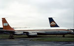 N702PT @ STN - Boeing 707-331C of Perfect Air Tours as seen at Stansted in January 1977. - by Peter Nicholson