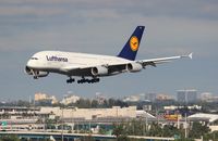 D-AIMA @ MIA - Lufthansa A380 - by Florida Metal